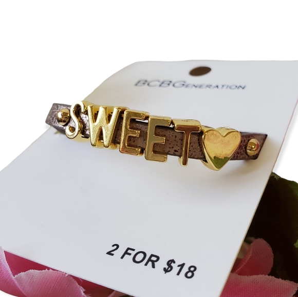 NEW! BCBGeneration Affirmation Bracelets BCBG - Picture 3 of 4